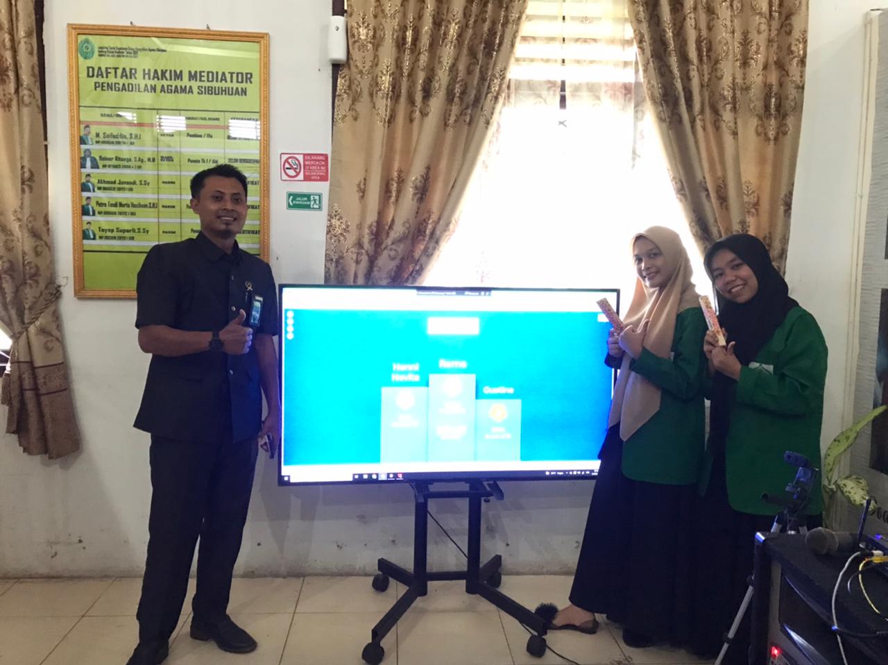 Pemberian Materi dan Uji Tes Hakim Akhmad Junaedi S.Sy 1