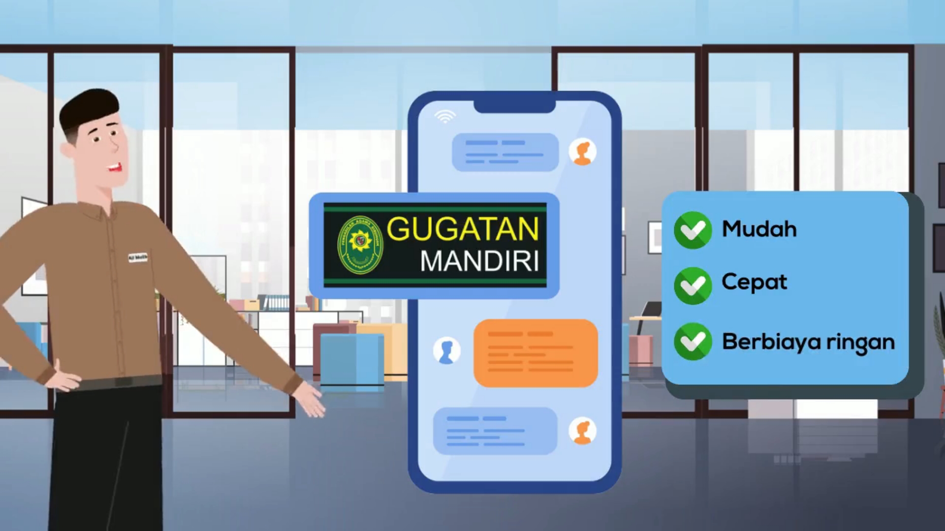 Alur Penggunaan Aplikasi Gugatan Mandiri