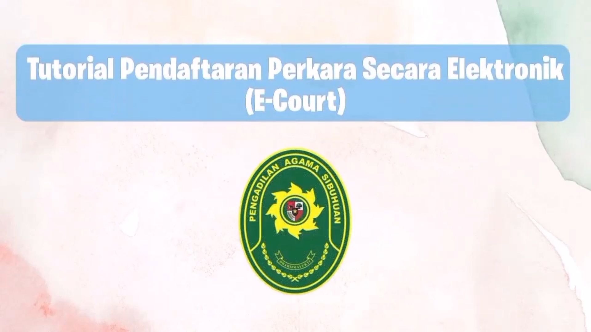 Tutorial Pendaftaran Perkara Secara E Court