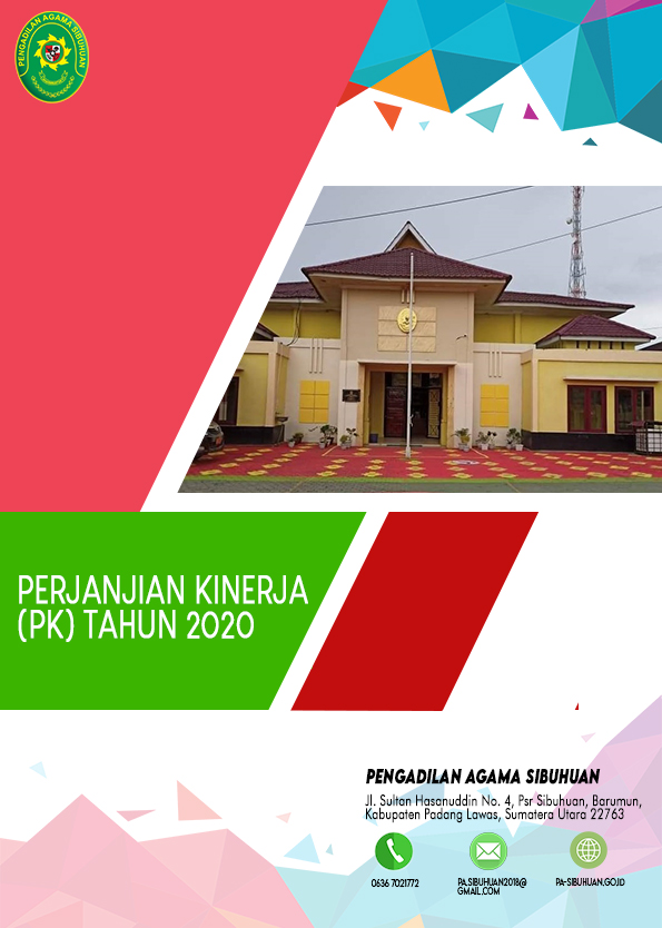cover baru PERJANJIAN KINERJA PK 2020